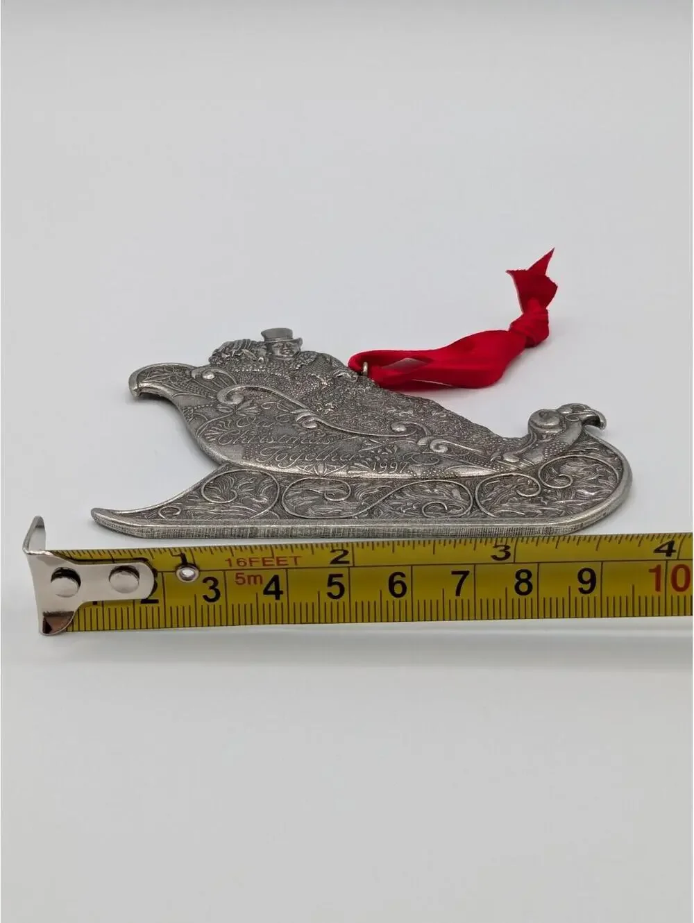 Hallmark Keepsake Our Christmas Together Ornament 1997, Fine Pewter, NEW